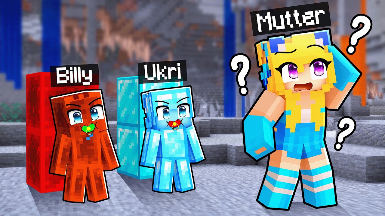 ELTERN vs KINDER: EINE FARBE HIDE & SEEK in Minecraft!