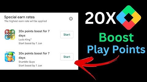 Google Play Points | 20X Points Boost For 7 Days | Google Play Points India