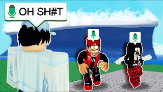 Roblox VOICE CHAT But A 5000ft Tsunami HITS