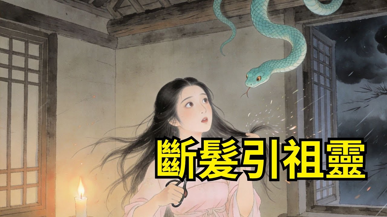 婆婆逼兒媳剪斷長發祭祖，說她“克夫”！斷發那夜狂風大作，發絲化青蛇盤梁，族譜自動添名：此女乃先祖守護靈之後！#民間故事 #故事頻道 #感人故事 #情感