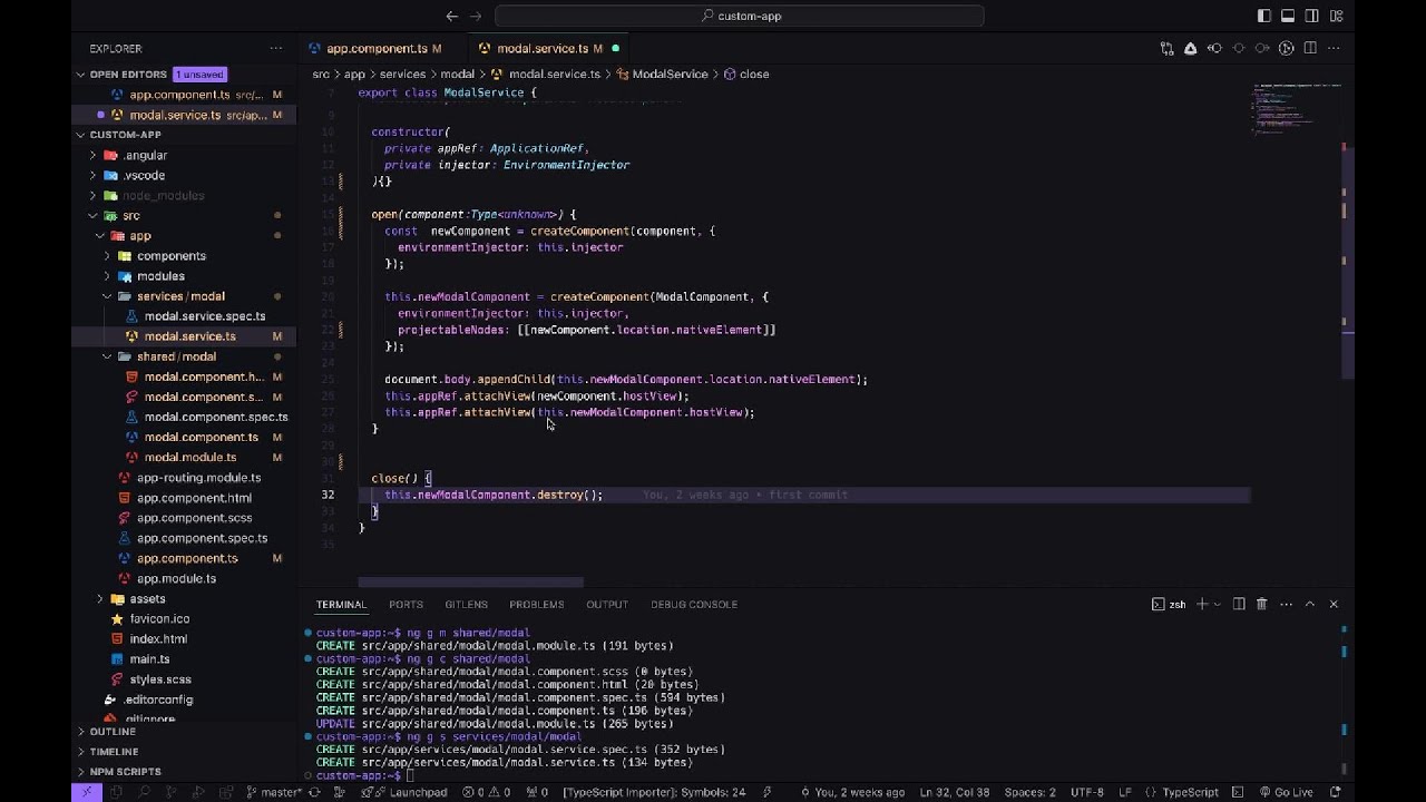 Custom modal - Angular v17 - YouTube