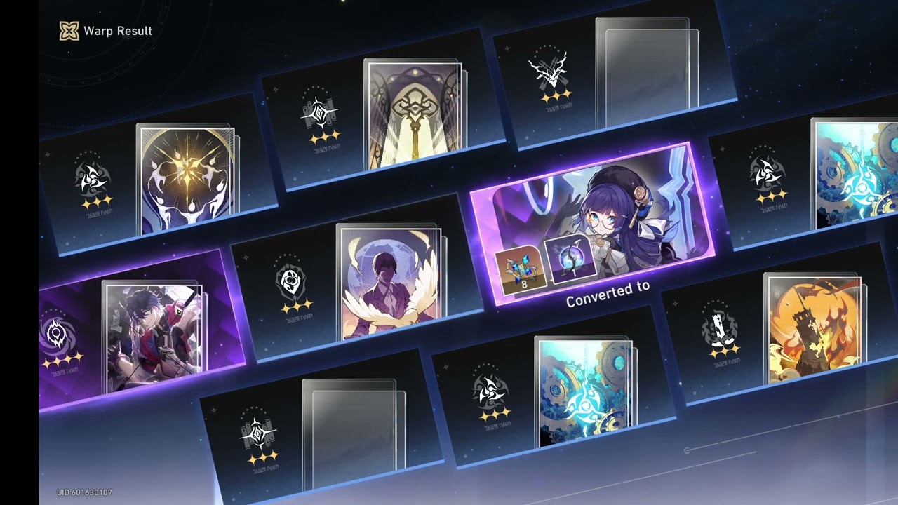 What I'm Grateful For Today!: HSR TL 65 P2P - 2 Ten Pulls on Fu Xuan's Banner on 50/50