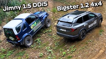 Dacia Bigster 4x4 vs Suzuki Jimny in Offroad