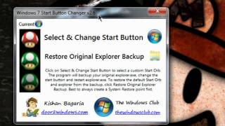 Windows 7 Start Button Changer - Freeware Review
