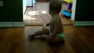 Lily crawling (9 1/2 mo.)