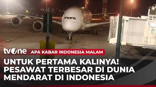 Detik-detik Pesawat Super Jumbo Bawa Pemain Chelsea dan AC Milan Tiba di Bandara Soetta | AKIM tvOne