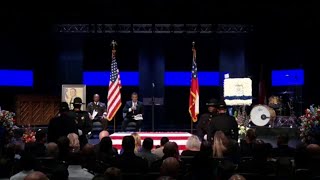 Prayer given to begin funeral for fallen Cobb County Deputy