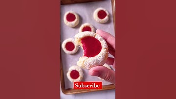 Raspberry Curd Lemon Cookies Recipe #viral #chocolate