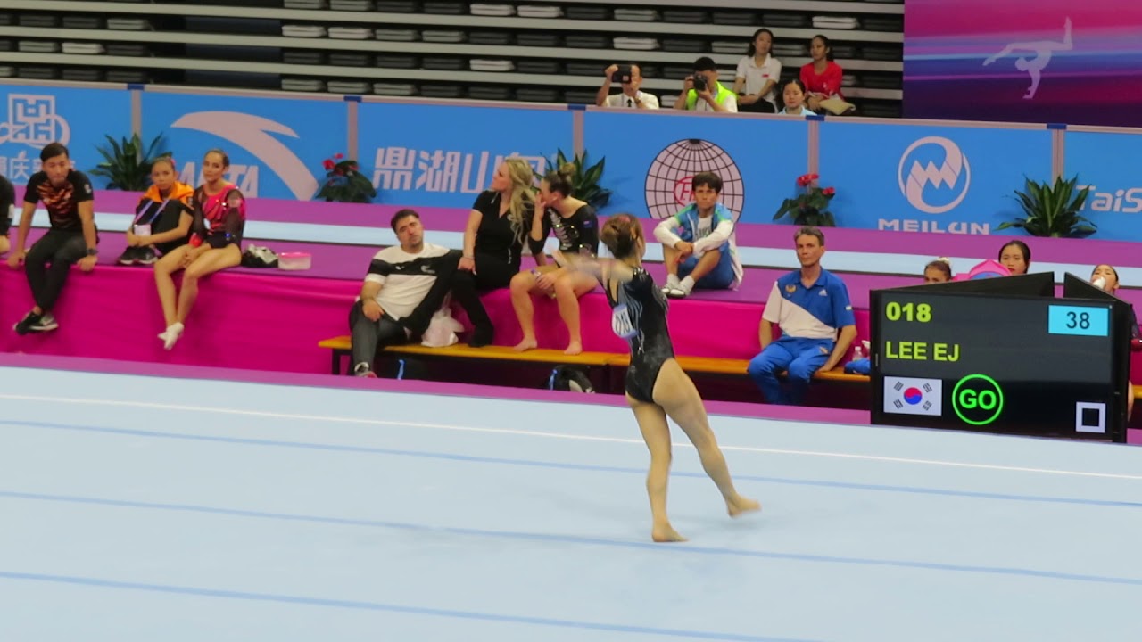 Lee Eun Ju (KOR) - FX Qual - 2019 FIG World Challenge Cup Zhaoqing ...