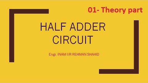 Half Adder Circuit - FPGA-01