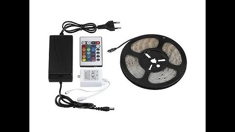 Uzaktan kumandalı Rgb LED denedik....!