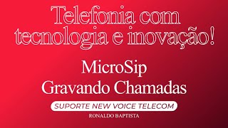 Microsip, Gravando Chamadas screenshot 5