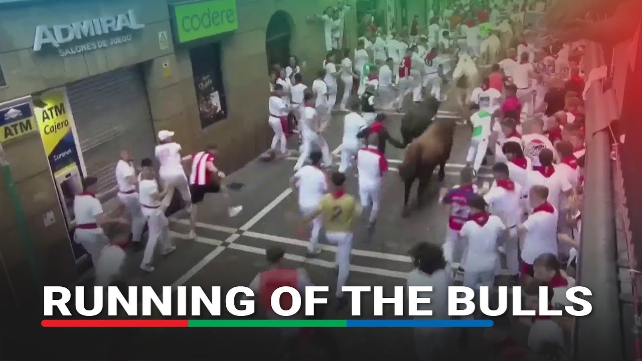 Running of the bulls injures 6 in Pamplona | ABS-CBN News