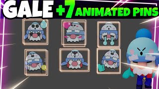 GALE ANIMATED PINS |COMING IN BRAWL STARS!?😱🔥| Concept by kinatami