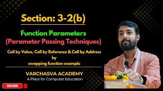 C++ Function Calling Methods | Swapping using Call by Value, Address &amp; Reference | Varchasva Academy