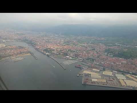 Aterrizando en Bilbao