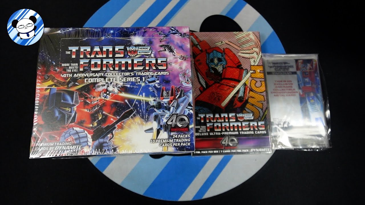 Kickstarter Transformers 40th Anniversary Limited Edition Trading Cards Part 1 of 2