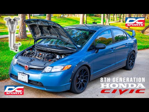 Honda Civic Mods | DC Sports Header Install | Loud AF When Combined With Spec-D Catback Exhaust