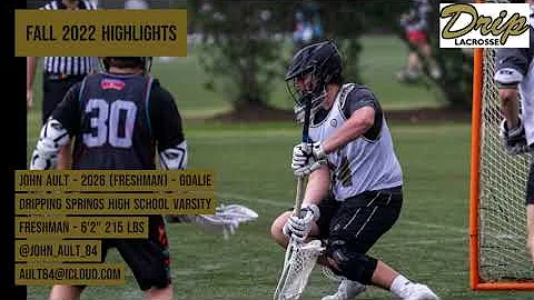 John Ault (2026 - Goalie - #84) Highlights - The B...