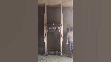 #plastering #rendering #machine #plasteringwork #renderings #automatic #wall