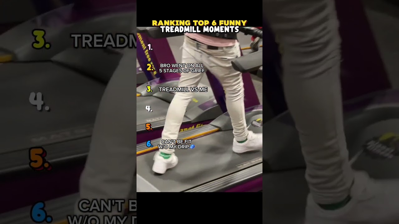Ranking Top 6 Funny Treadmill Moments 😭