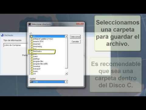 Generar archivo de compras para presentación al Hechauka. Informática Empresarial