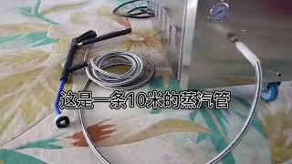 220V steam car washer 6kw with 10m steam hose