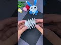 DIY Jumping Paper Bunny! 🐰 Super Cute &amp; Easy Origami Craft #origami #babycraft #diycrafts