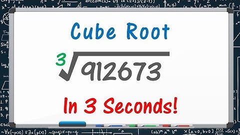 How to get cube root in 3 seconds! | Math Tricks (2021)
