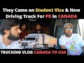 Indian Students Become TRUCK DRIVER IN CANADA | Salary & Reality of Trucking | TRUCKING IN CANADA