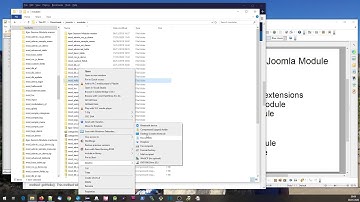 Basic Joomla Module Development video 1