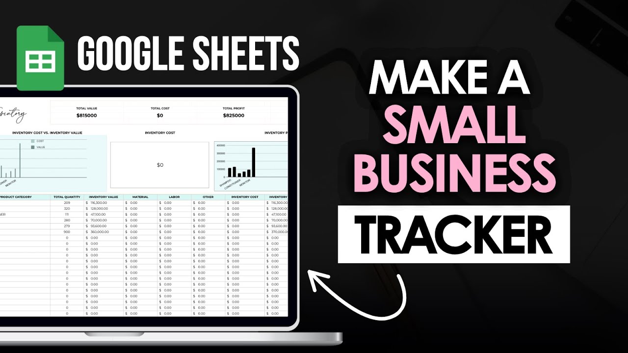 How to Make an *effective* Small Business Tracker | Google Sheets Tips