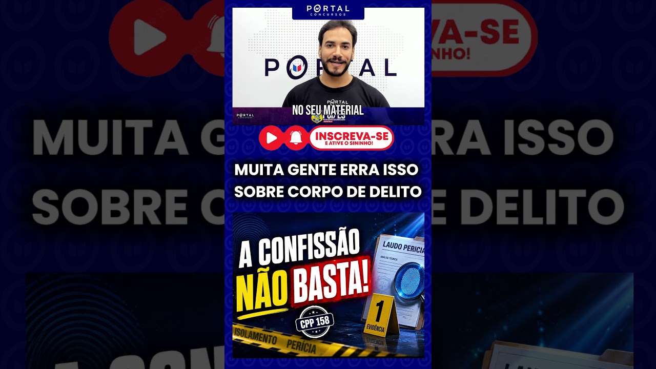 Exame de corpo de delito: isso cai MUITO na prova
