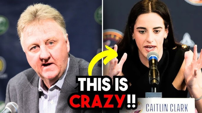 Larry Bird's Powerful Praise for Caitlin Clark Leaves Her Speechless -  YouTube