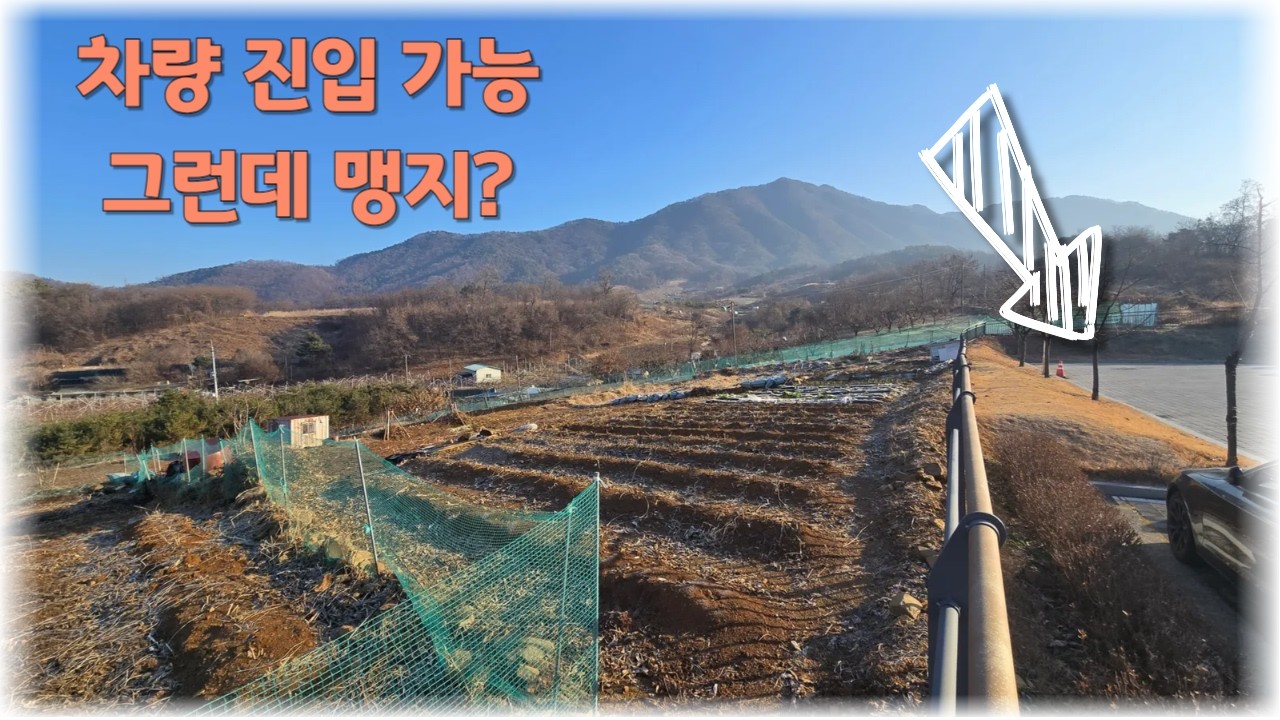 차는 들어가는 데 길은 없다_충주 연수동 맹지 토지 분석