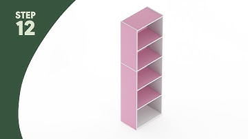 How to Assemble Furinno Open Shelf, 11055