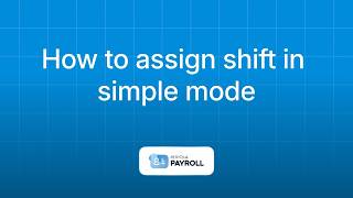 How to assign shift in simple mode | Petpooja Payroll | Petpooja screenshot 2