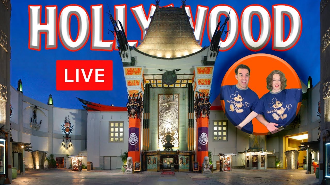 🔴 Hollywood California LIVE Stream | Tour Of TCL Chinese Theatre | Walk ...