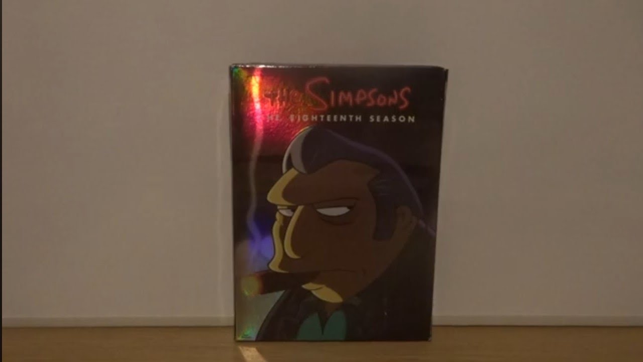 The Simpsons Season 18 (UK) DVD Unboxing - YouTube