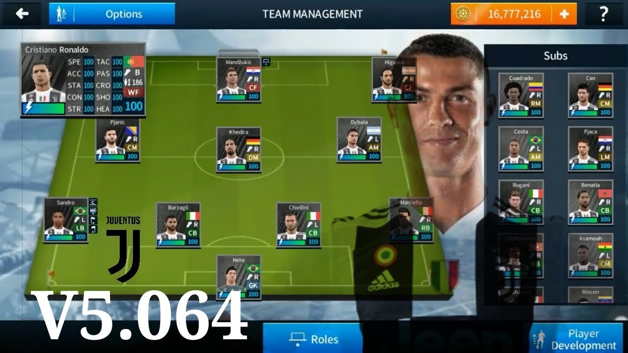 Dream League Soccer 18 Juventus 18 19 Hack Mod Cristiano