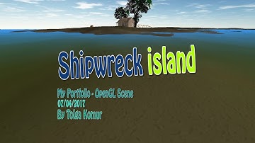 Shipwreck Island in OpenGL