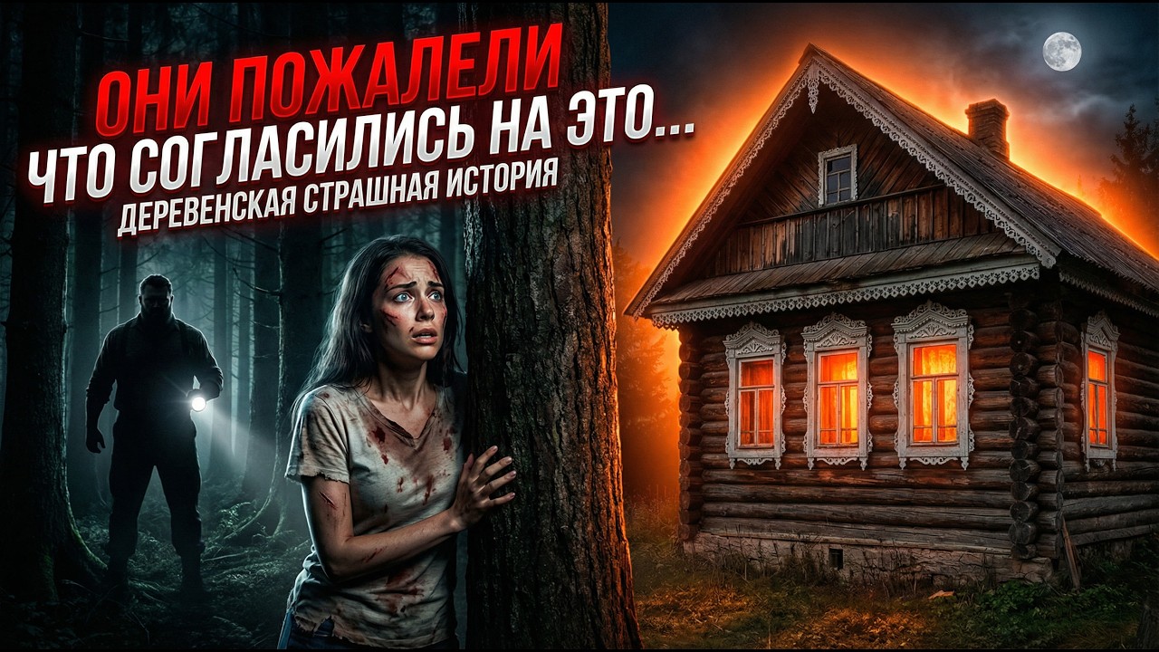 ЗРЯ ОНИ СОГЛАСИЛИСЬ НА ЭТО | ДЕРЕВЕНСКАЯ СТРАШНАЯ ИСТОРИЯ