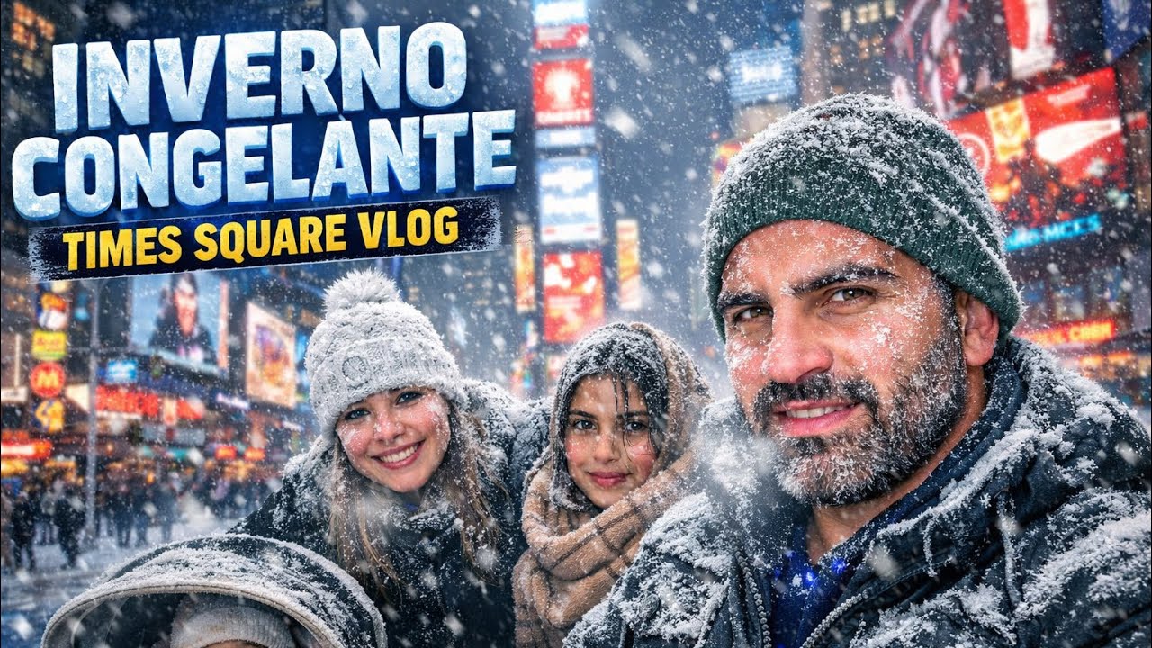 INVERNO CONGELANTE na Times Square (quase desistimos!)