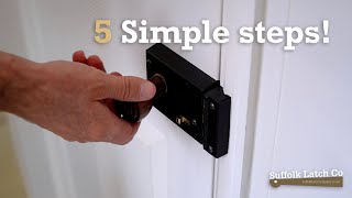 How to Install a Rim Lock | Step by Step Guide by Suffolk Latch Company 16,215 views 11 months ago 5 minutes, 12 seconds