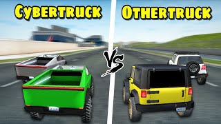 😱Cybertruck vs Othertruck😱 || extreme car driving simulator screenshot 5
