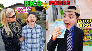 RICO VS POBRE TROCA DE FAMÍLIA NAS FÉRIAS - Parte 1