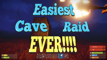 Easiest Cave Base Raid EVER! + Air Drop Battle!