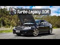 Crazy 340whp turbo subaru legacy 30r