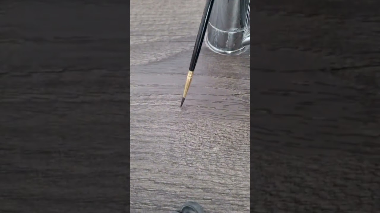 Laminate worktop repair - hand painted details