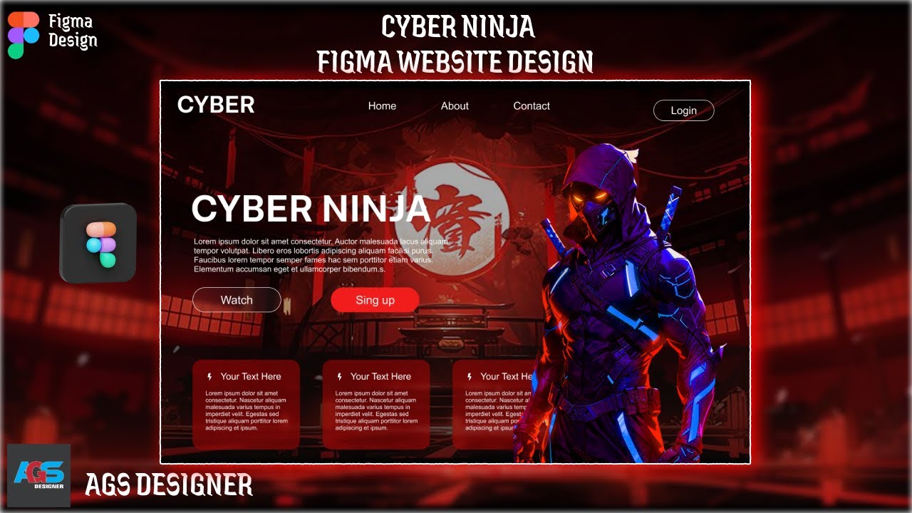 How to Design a Cyber Ninja Character in Figma – Step-by-Step Tutorial ...